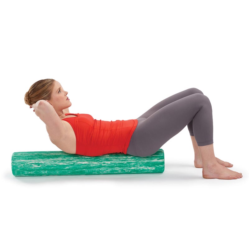OPTP PRO-ROLLER Standard Density Foam Roller - Durable Roller for Back Massage, Deep Tissue Foam Roller Exercises, Stretching, Fitness, Yoga and Pilates - 36 Inches by 6 Inches, Green - Image 2